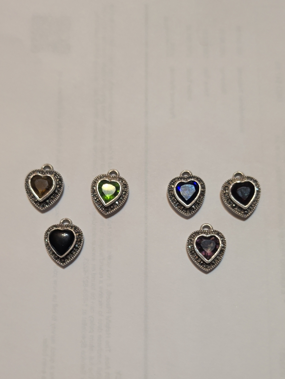 Sterling Heart Charms 55 For All Or 10 Each